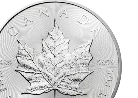 メイプルリーフ地金型銀貨