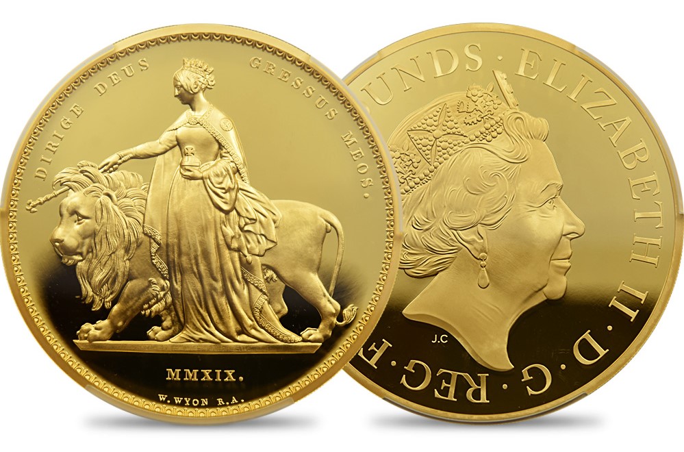 ウナ＆ライオン 1000ポンド1キロ金貨