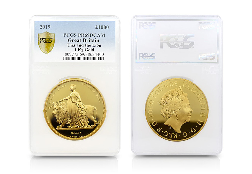 ウナ＆ライオン 5ポンド金貨