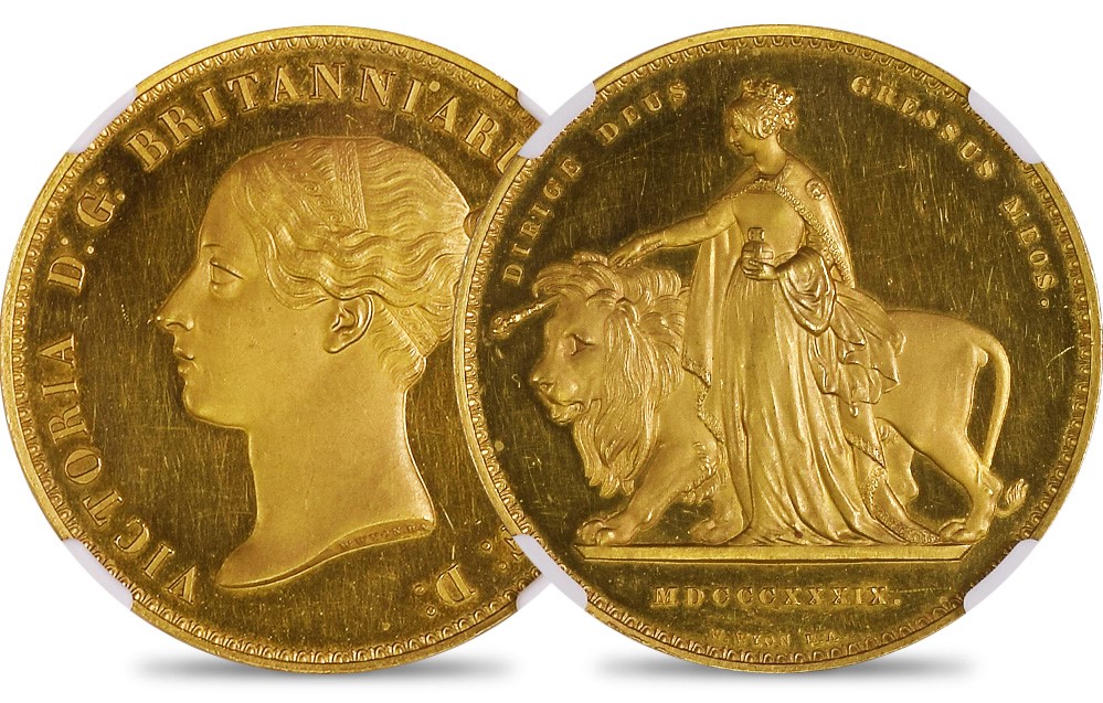 5ポンド金貨 NGC PF62+UC WR-278