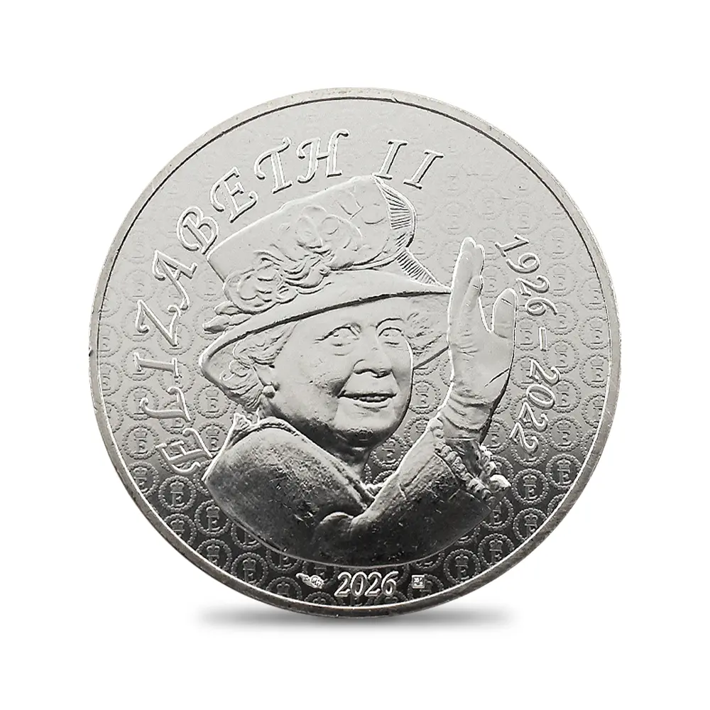 フランス 2026 エリザベス2世生誕100周年記念 10ユーロ 銀貨 一般仕様