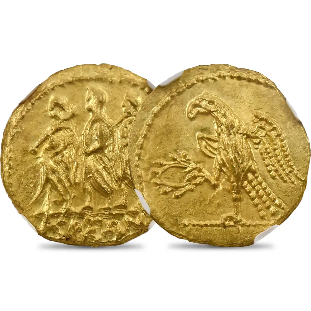 古代ギリシア トラキア・スキタイ コソン 紀元前54年以降 スタテル 金貨 NGC MS Strike: 4/5 Surface: 3/5