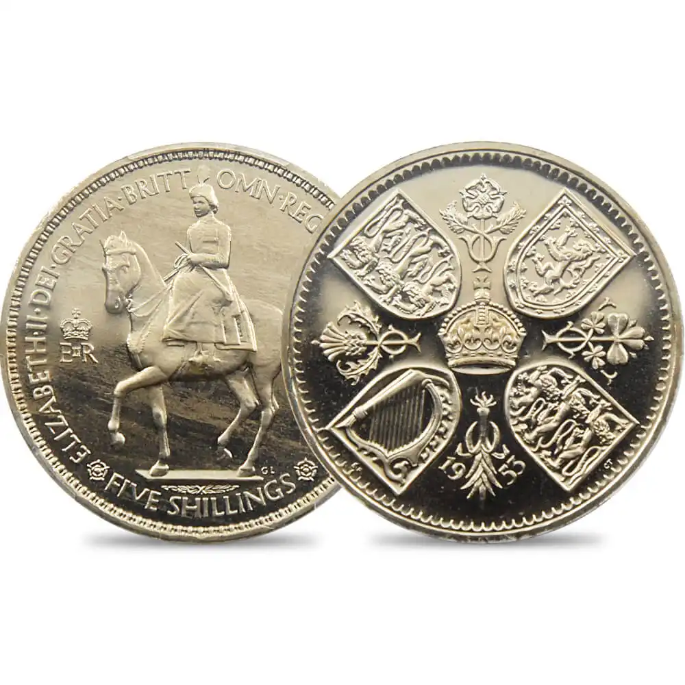 1953 エリザベス2世 エリザベス2世戴冠記念 クラウン白銅貨 PCGS PR65CAM