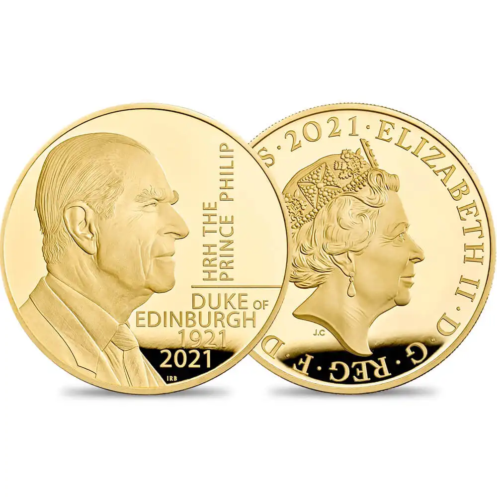 2021 エリザベス2世 フィリップ殿下追悼記念 500ポンド10オンスプルーフ金貨 ロイヤルミント発行 未鑑定 発行枚数50枚【ご予約承り品】