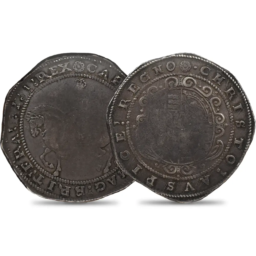 1642-1643 チャールズ1世 クラウン銀貨 NGC VF25 S-3045