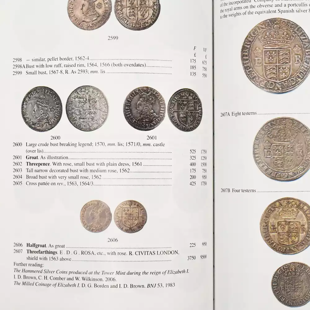 書籍4：2548 本 書籍 『Coins of England 2023』 イギリスアンティークコインを完全網羅！