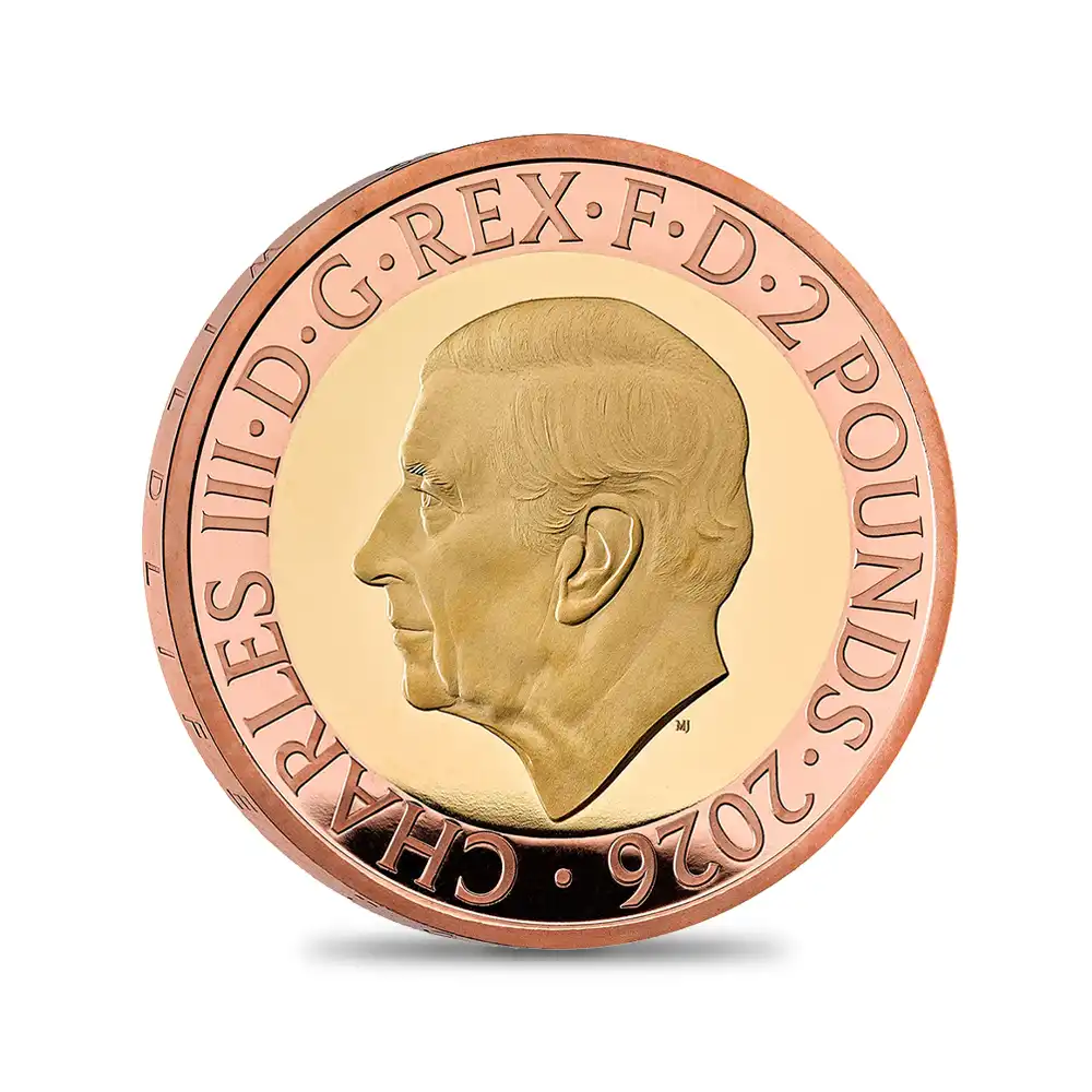 モダンコイン7：6677 2026 チャールズ3世 記念仕様 プルーフ金貨 5枚セット 未鑑定 箱付き【ご予約承り品】