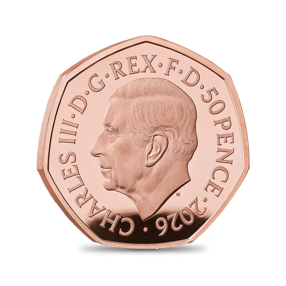 モダンコイン9：6677 2026 チャールズ3世 記念仕様 プルーフ金貨 5枚セット 未鑑定 箱付き【ご予約承り品】