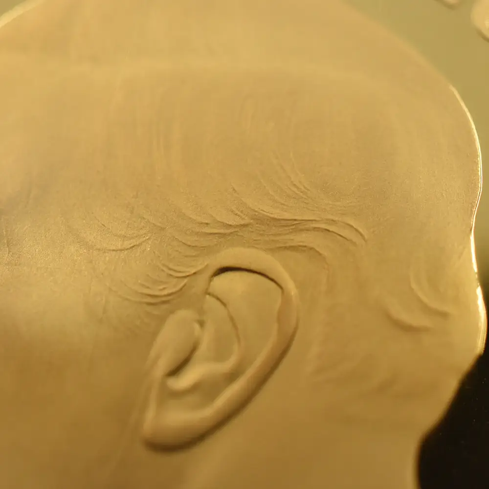 モダンコイン15：6710 イギリス 2024 チャールズ3世 ワーテルロー・メダル - 連合国代表 200ポンド2オンス金貨 ファーストリリース NGC PF70UC 箱付き