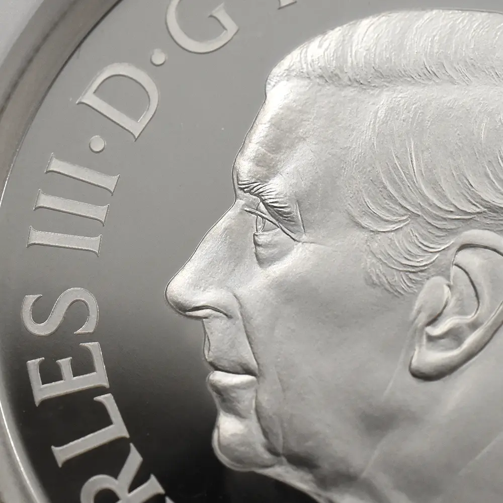 モダンコイン15：6708 イギリス 2024-2025 チャールズ3世 ワーテルロー・メダル 5ポンド2オンス銀貨 2枚セット 発行即日鑑定品・ファーストリリース NGC PF70UC 箱付き