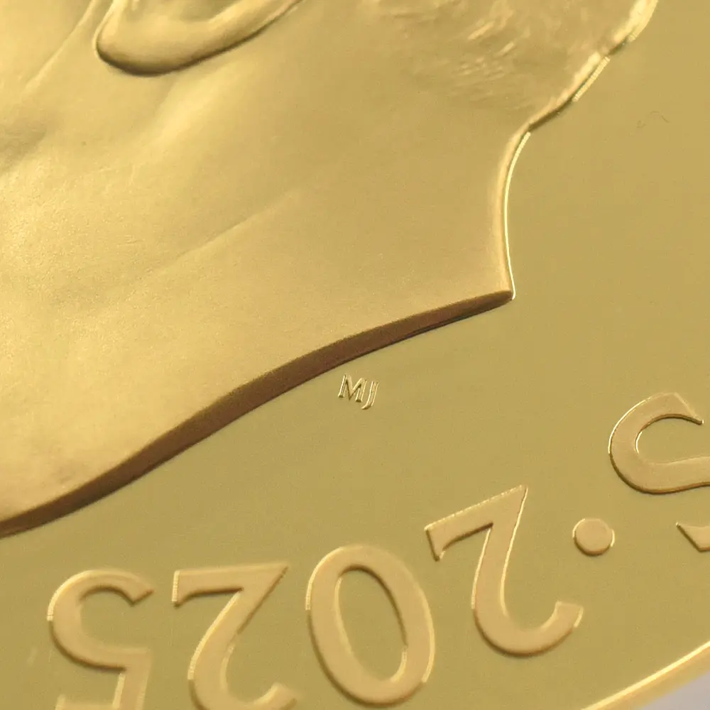 モダンコイン13：6709 イギリス 2025 チャールズ3世 ワーテルロー・メダル - 勝利 200ポンド2オンス金貨 ファーストリリース NGC PF70UC 箱付き