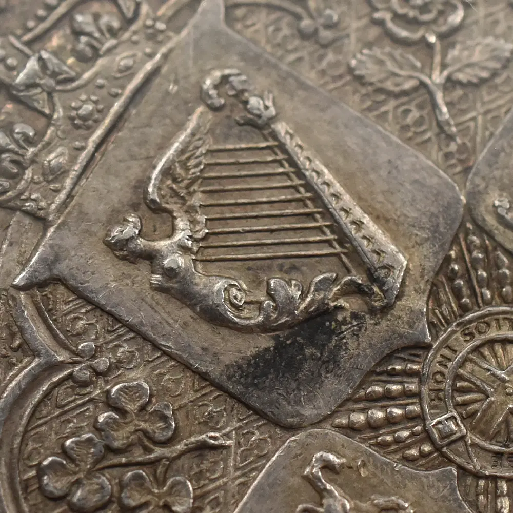 アンティークコイン11：6721 イギリス 1847 ヴィクトリア女王 ゴチッククラウン銀貨 アンデシモエッジ PCGS PR58 S-3883