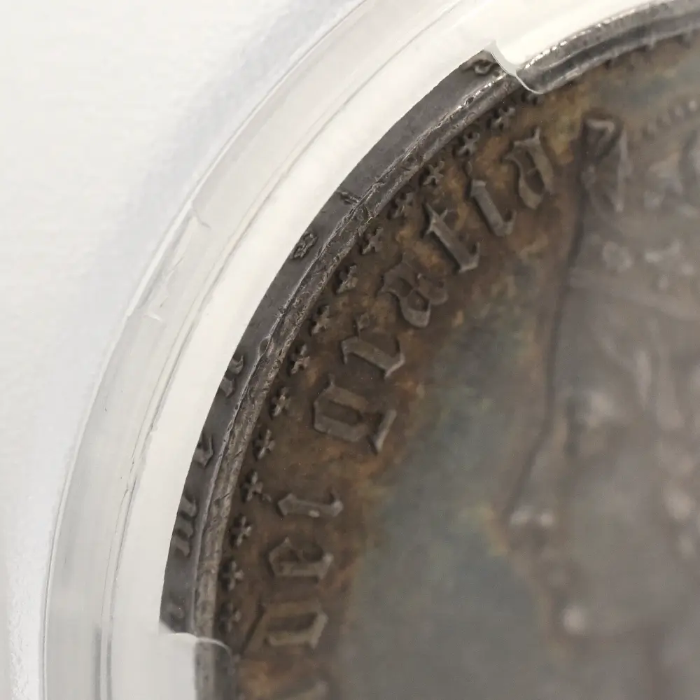 アンティークコイン13：6721 イギリス 1847 ヴィクトリア女王 ゴチッククラウン銀貨 アンデシモエッジ PCGS PR58 S-3883