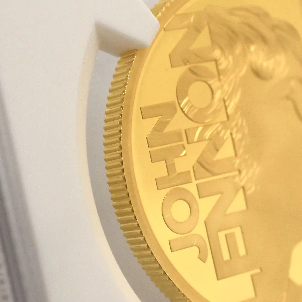 モダンコイン16：6722 イギリス 2025 チャールズ3世 ミュージックレジェンド第10弾 ジョン・レノン 200ポンド 2オンス金貨 ファーストリリース 箱付き