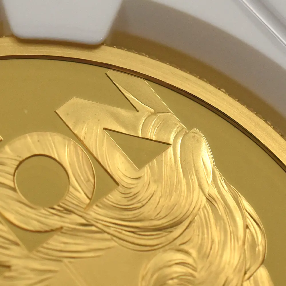 モダンコイン11：6723 イギリス 2025 チャールズ3世 ミュージックレジェンド第10弾 ジョン・レノン 100ポンド 1オンス金貨 発行即日鑑定品 箱付き