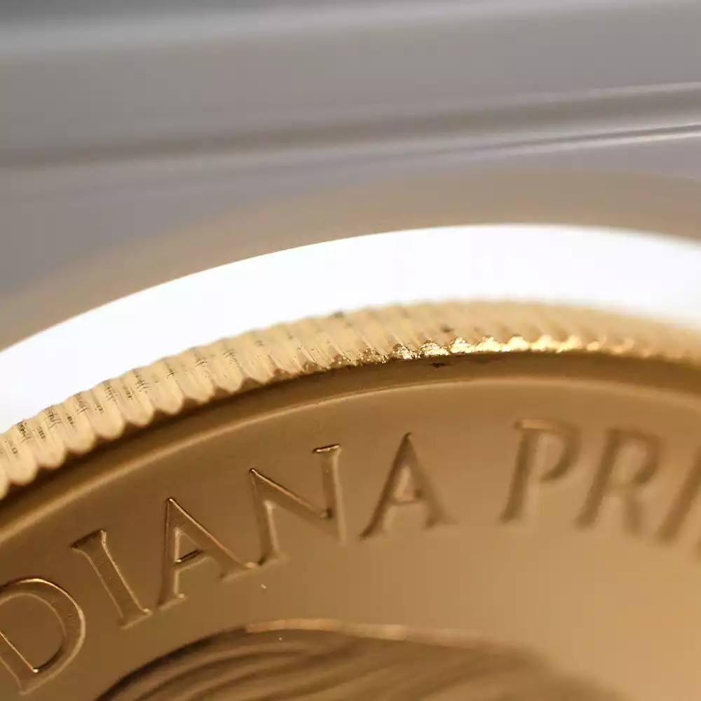 モダンコイン13：6741 イギリス 1999 エリザベス2世 ダイアナ妃追悼記念 5ポンド金貨 NGC PF70UC