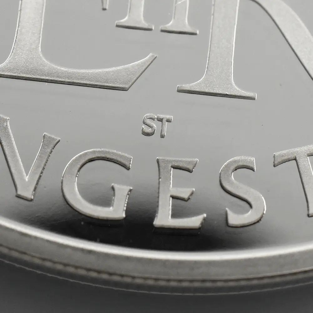 モダンコイン11：6734 イギリス 2015 エリザベス2世 最長在位記念 10ポンド5オンス銀貨 ファースト500ストラック NGC PF70UC 箱付き