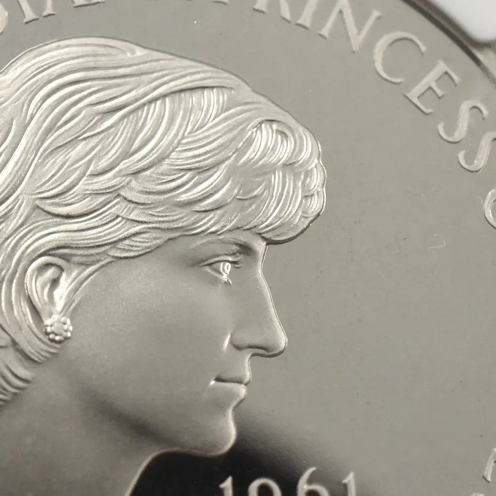 モダンコイン7：6731 イギリス 1999 エリザベス2世 ダイアナ妃追悼記念 5ポンド白銅貨 NGC PF69UC