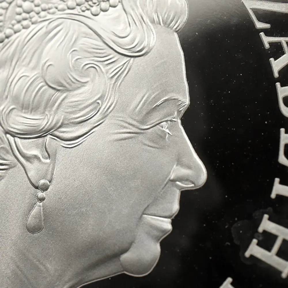 モダンコイン11:6738 イギリス 2021 エリザベス2世 クイーンズビースト コンプリーター 英国王室の十大守護獣 5ポンド2オンス銀貨 発行即日鑑定品 NGC PF69UC COA付き