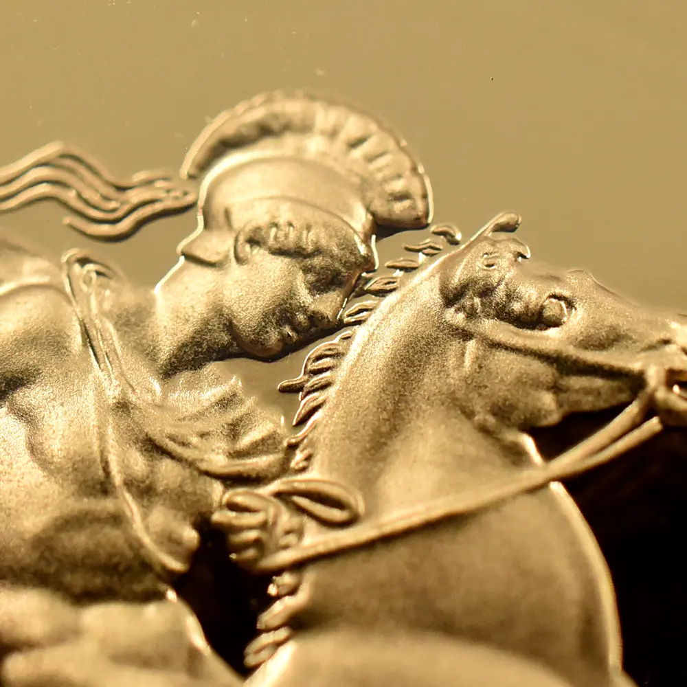 モダンコイン7：6742 イギリス 1982 エリザベス2世 ヤングエリザベス 聖ジョージ竜退治 5ソブリン金貨 NGC PF70UC