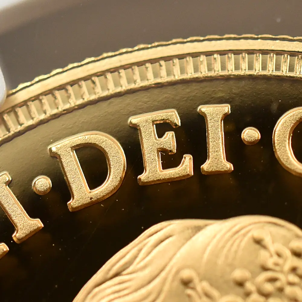 モダンコイン11：6742 イギリス 1982 エリザベス2世 ヤングエリザベス 聖ジョージ竜退治 5ソブリン金貨 NGC PF70UC