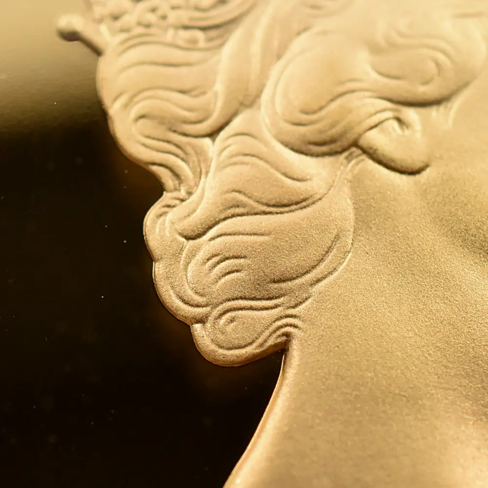 モダンコイン13：6742 イギリス 1982 エリザベス2世 ヤングエリザベス 聖ジョージ竜退治 5ソブリン金貨 NGC PF70UC