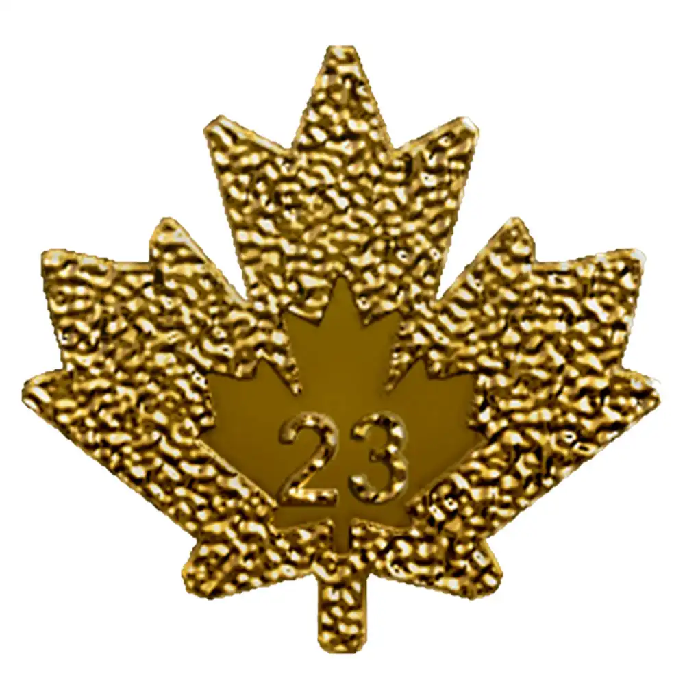 地金型4：6744 カナダ 2023 メイプルリーフ 50ドル 1オンス 金貨 【10枚】 (コインケース付き)