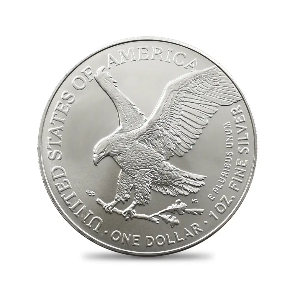 地金型3：4073 アメリカ 2024 イーグル 1ドル 1オンス 銀貨 【1枚】 (コインケース付き)