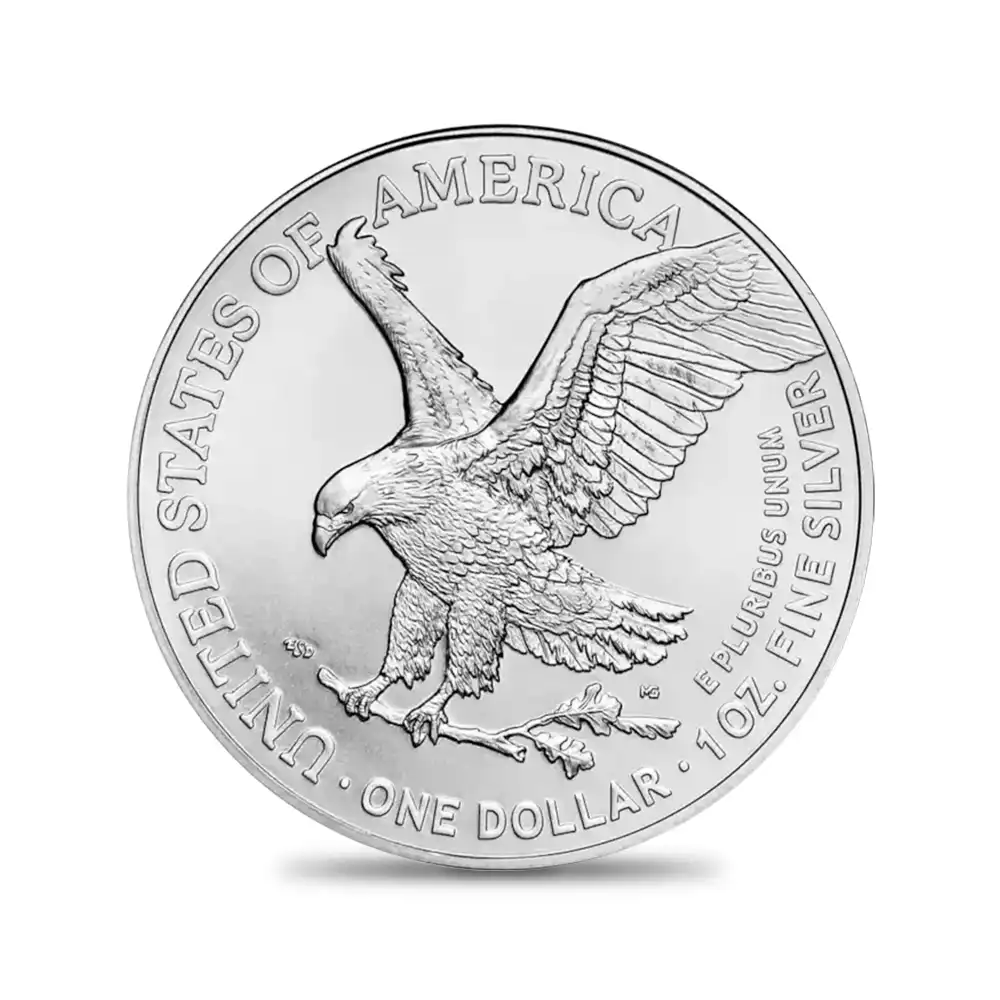 地金型3：6765 アメリカ 2026 イーグル 1ドル 1オンス 銀貨 【200枚】(コインチューブ付き)
