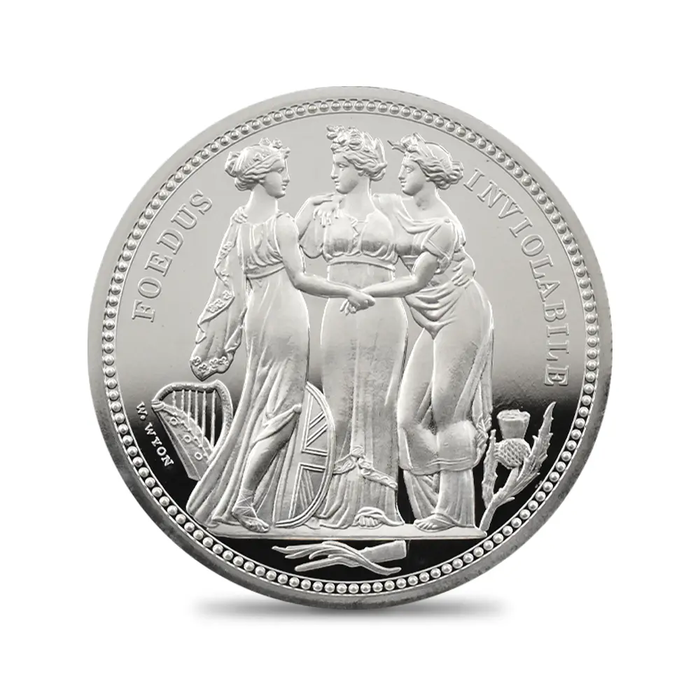 モダンコイン2：6781 イギリス 2020 エリザベス2世 スリーグレーセス 5ポンド2オンス銀貨 発行即日鑑定品 NGC PF69UC 箱付き