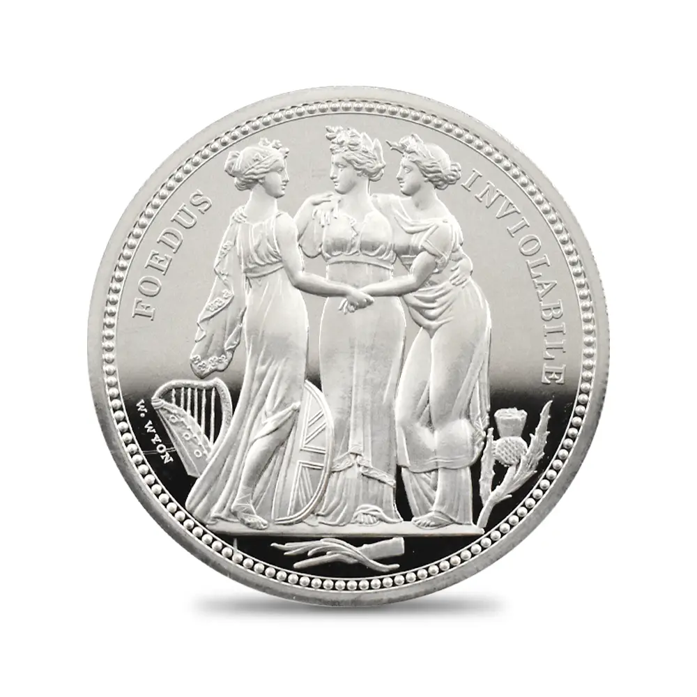 モダンコイン2：6789 イギリス 2020 エリザベス2世 スリーグレーセス 5ポンド2オンス銀貨 ファーストリリース NGC PF70UC 箱付き