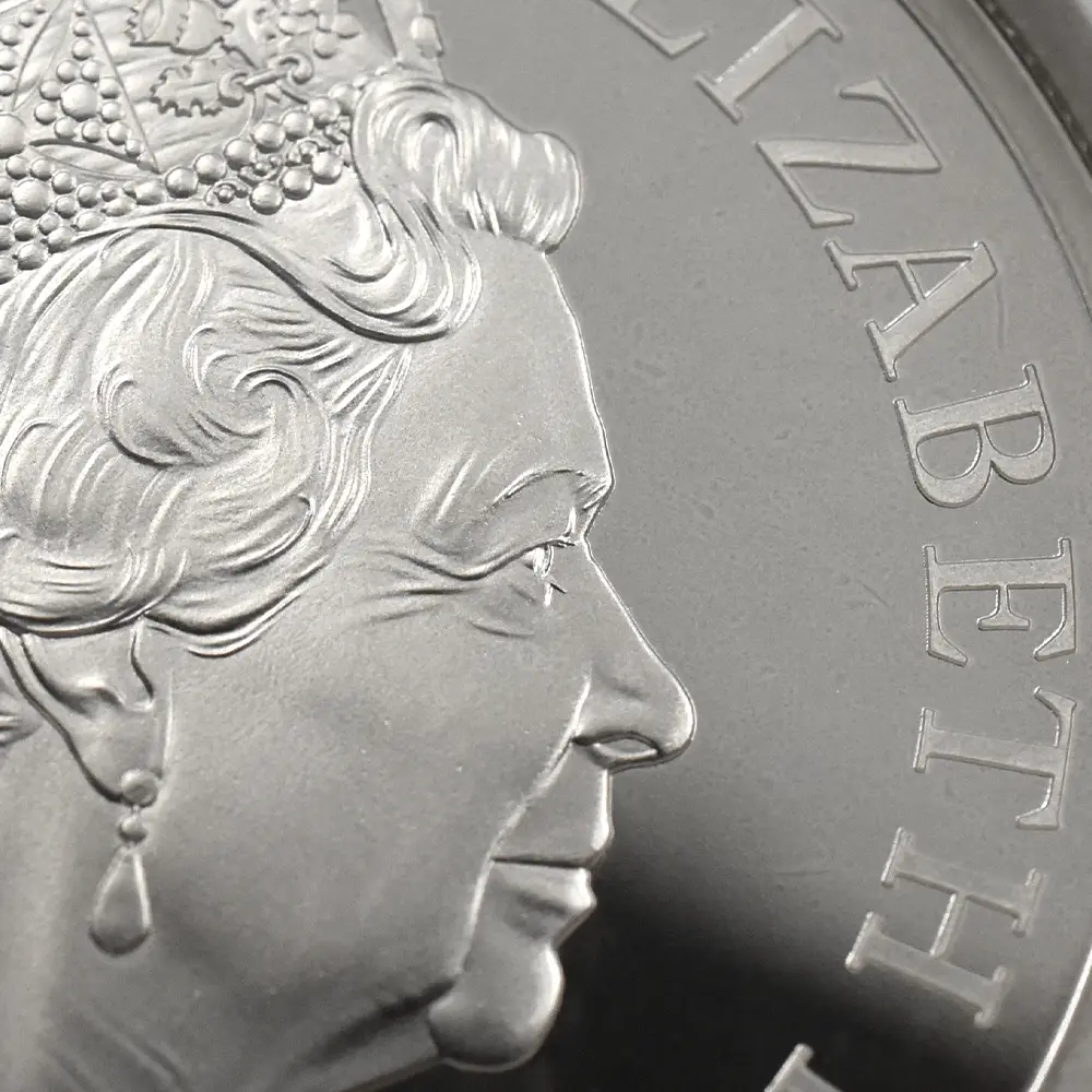 モダンコイン12：6789 イギリス 2020 エリザベス2世 スリーグレーセス 5ポンド2オンス銀貨 ファーストリリース NGC PF70UC 箱付き