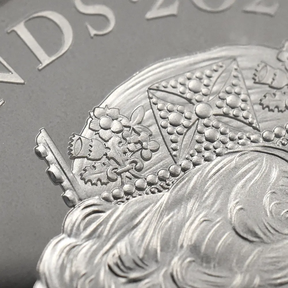 モダンコイン13：6789 イギリス 2020 エリザベス2世 スリーグレーセス 5ポンド2オンス銀貨 ファーストリリース NGC PF70UC 箱付き