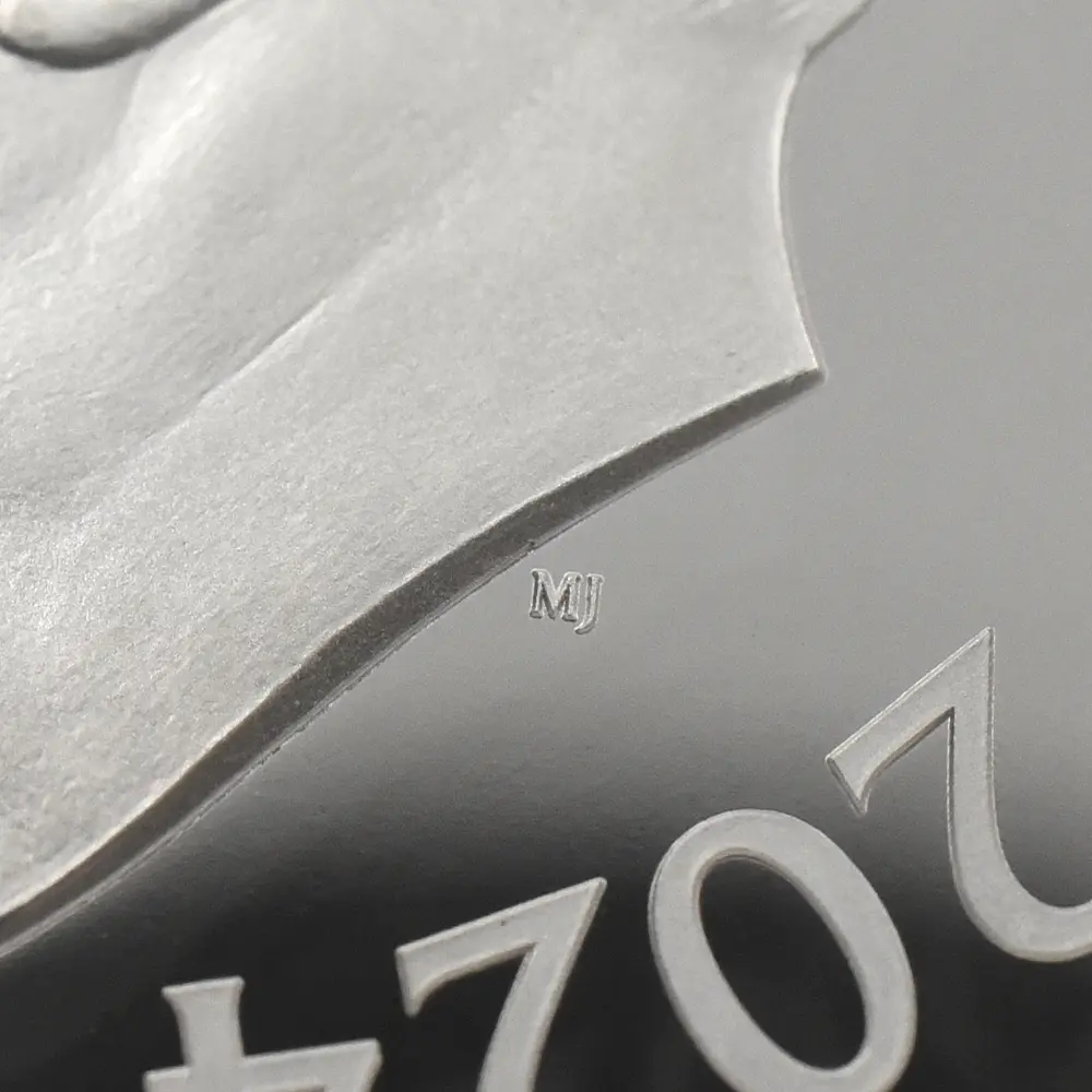 モダンコイン10:6790 イギリス 2024 チャールズ3世 ピストルッチ作聖ジョージ竜退治 5ポンド2オンス銀貨 ファーストリリース NGC PF70UC