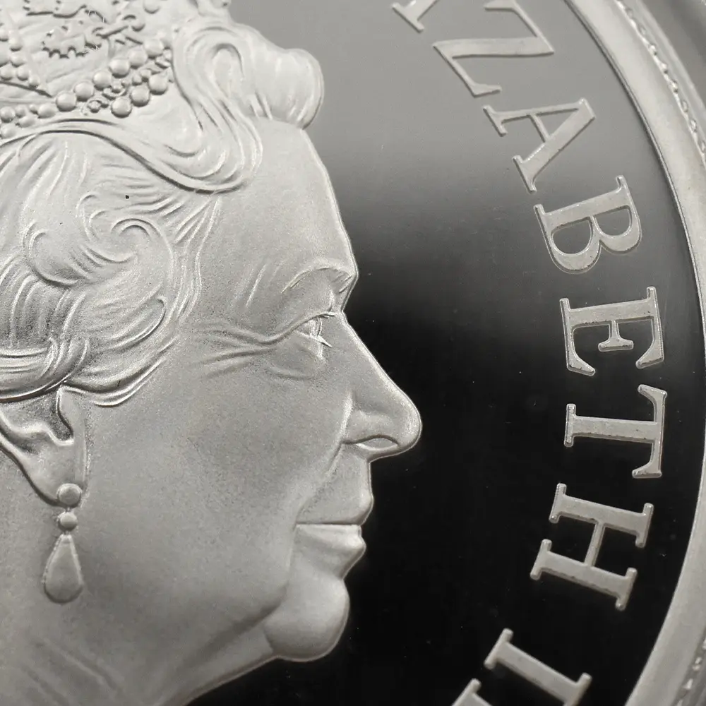 モダンコイン12:6793 イギリス 2019 エリザベス2世 ウナ&ライオン 5ポンド2オンス銀貨 PCGS PR69DCAM 箱付き