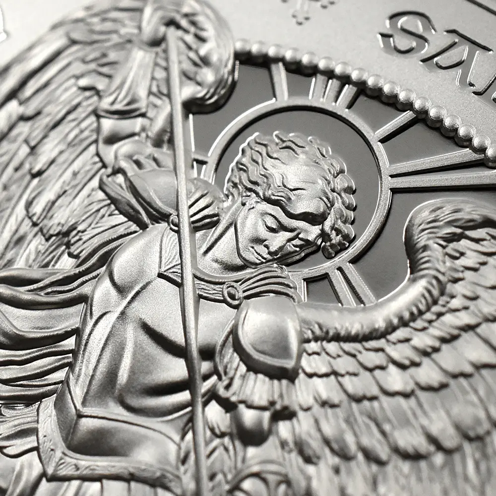 モダンコイン7:6582 イギリス 2026 チャールズ3世 エンジェル 2ポンド1オンスプルーフ銀貨 未鑑定 箱付き