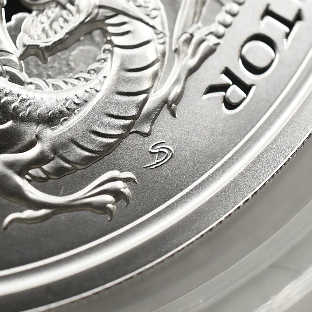 モダンコイン10:6582 イギリス 2026 チャールズ3世 エンジェル 2ポンド1オンスプルーフ銀貨 未鑑定 箱付き