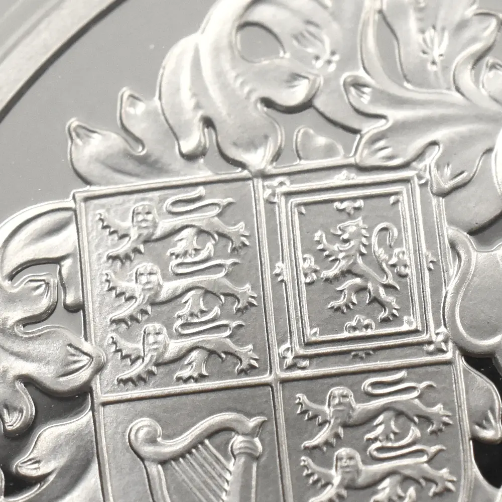 モダンコイン9:6796 イギリス 2017 エリザベス2世 御成婚70周年記念 5ポンド 3オンスプラチナ貨 PCGS PR69DC