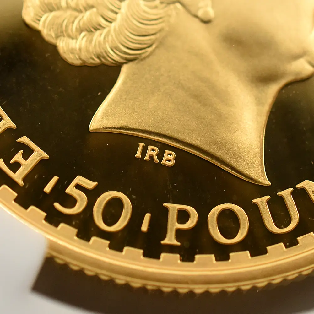 モダンコイン12：6813 イギリス 1998 エリザベス2世 ブリタニア 50ポンド1/2オンス金貨 NGC PF70UC