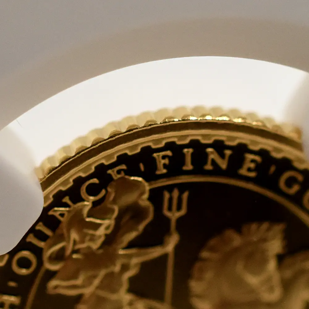 モダンコイン13：6811 イギリス 1997 エリザベス2世 ミドルエリザべス ブリタニア 10ポンド1/10オンス金貨 NGC PF69UC