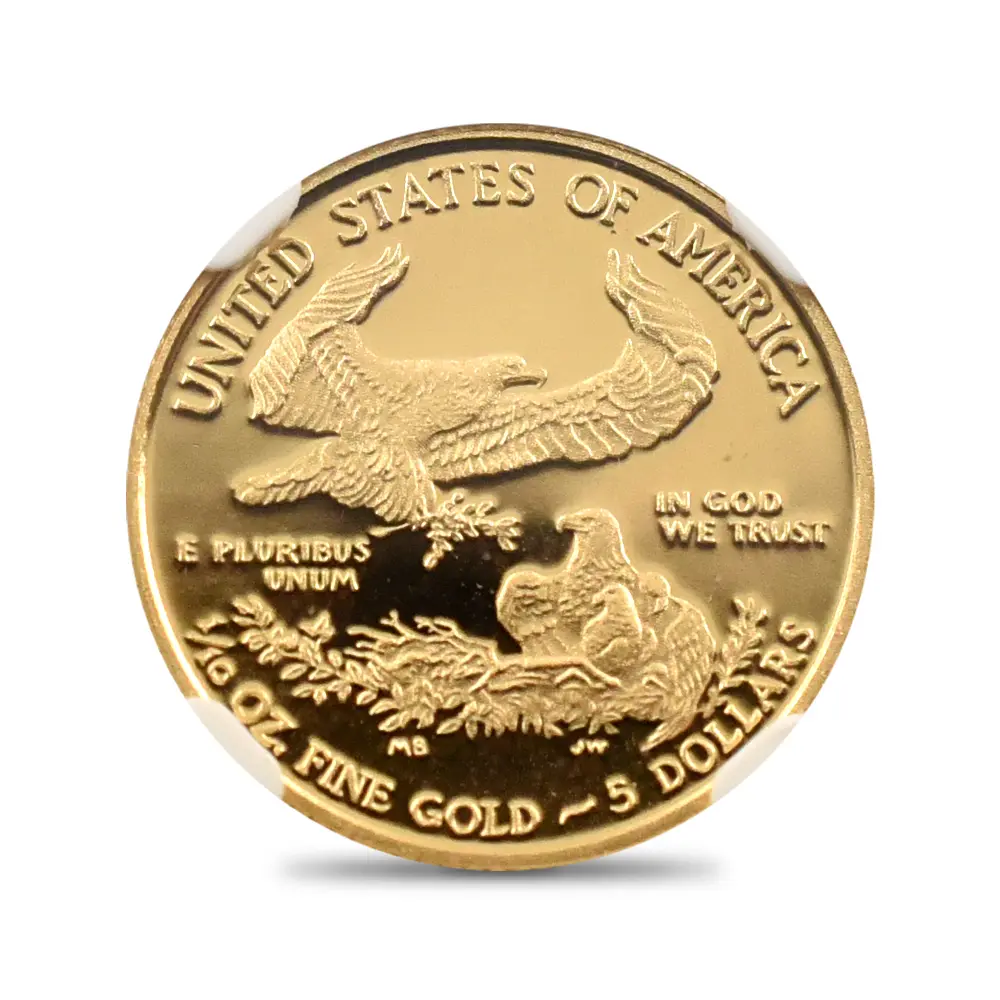 モダンコイン3：6809 アメリカ 2011W イーグル 25周年記念 5ドル1/10オンス金貨 アーリーリリース NGC PF70UC