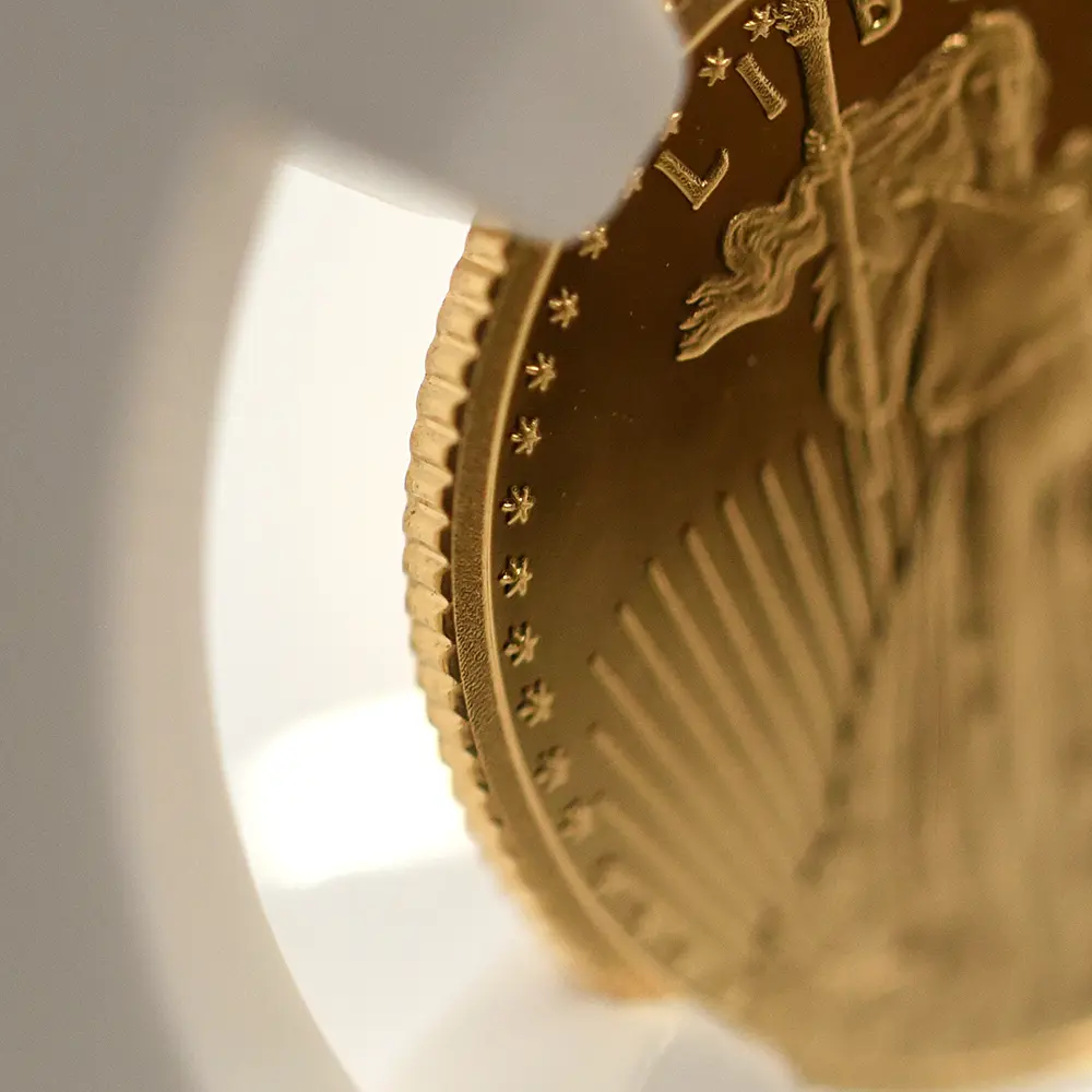 モダンコイン13：6809 アメリカ 2011W イーグル 25周年記念 5ドル1/10オンス金貨 アーリーリリース NGC PF70UC