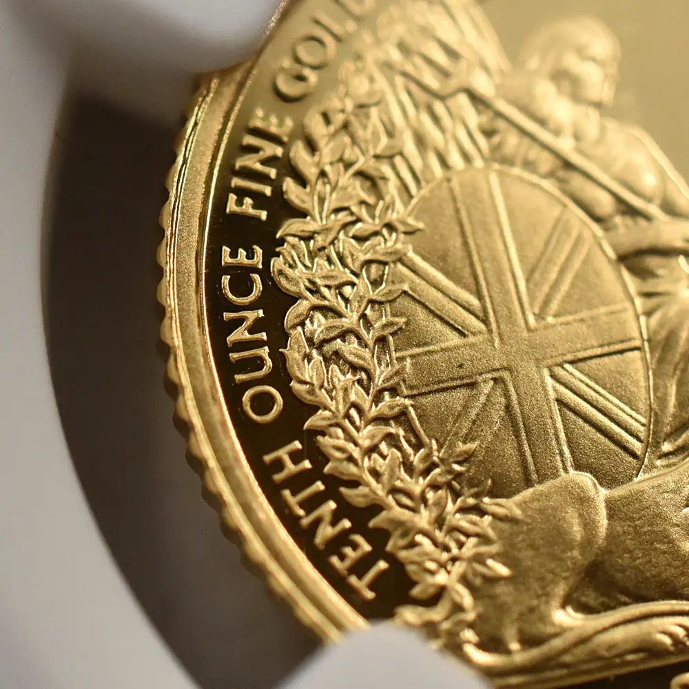 モダンコイン8:6808 イギリス 2007 エリザベス2世 ブリタニア 10ポンド1/10オンス金貨 NGC PF69UC