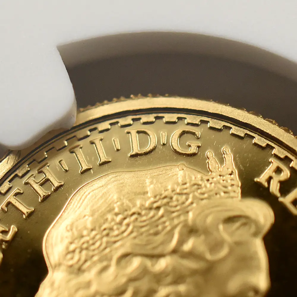 モダンコイン10:6808 イギリス 2007 エリザベス2世 ブリタニア 10ポンド1/10オンス金貨 NGC PF69UC