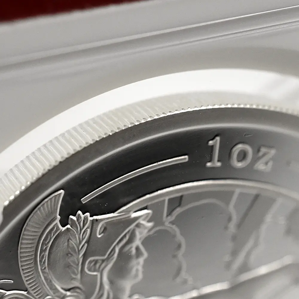 モダンコイン15:6807 イギリス 2019 エリザベス2世 ブリタニア 2ポンド1オンス銀貨 ファースト100ストラック NGC PF70UC COA付き