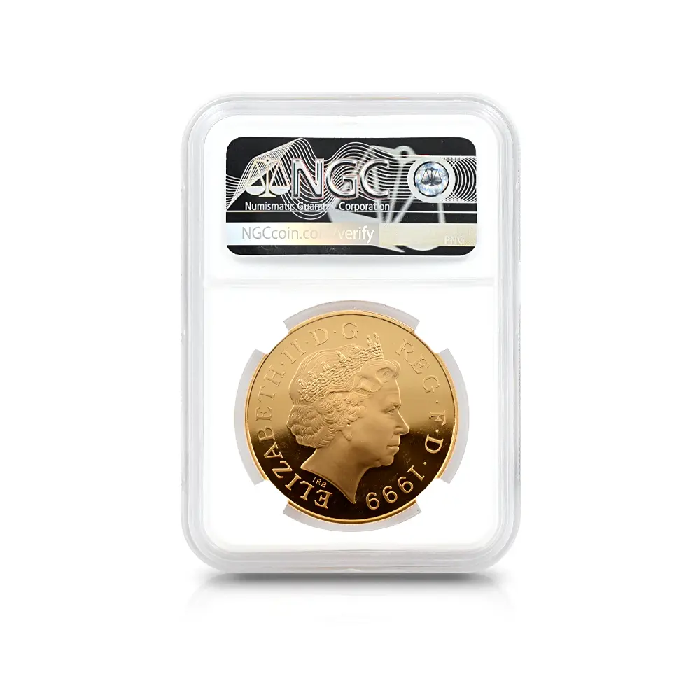 モダンコイン5：6818 イギリス 1999 エリザベス2世 ダイアナ妃追悼記念 5ポンド金貨 NGC PF69UC