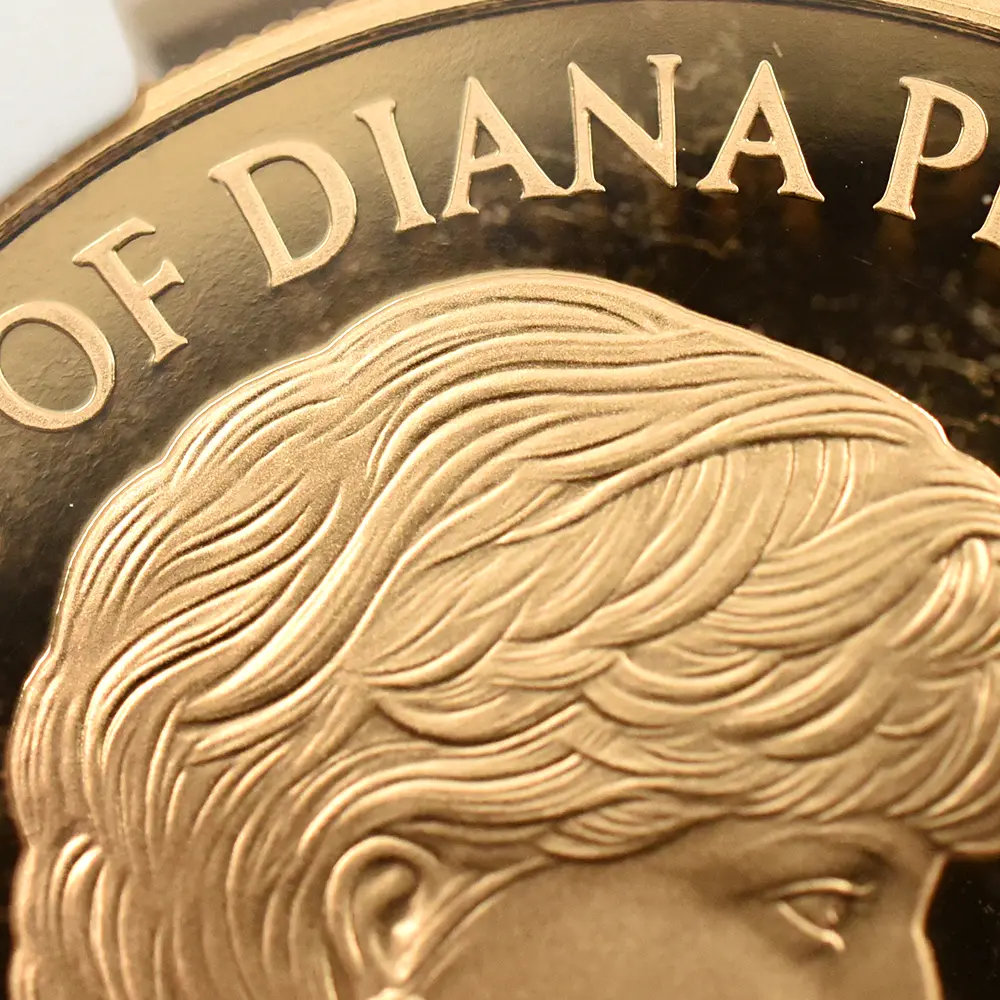 モダンコイン7：6818 イギリス 1999 エリザベス2世 ダイアナ妃追悼記念 5ポンド金貨 NGC PF69UC