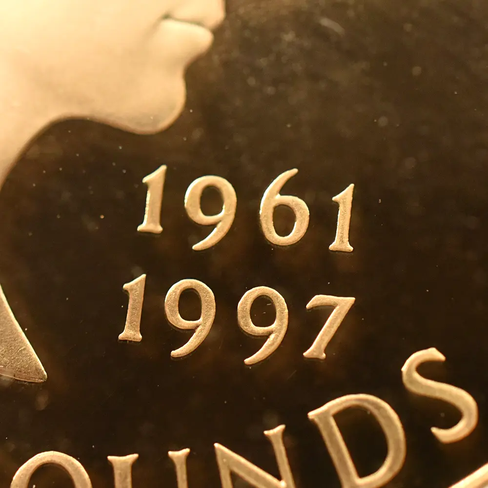 モダンコイン9：6818 イギリス 1999 エリザベス2世 ダイアナ妃追悼記念 5ポンド金貨 NGC PF69UC