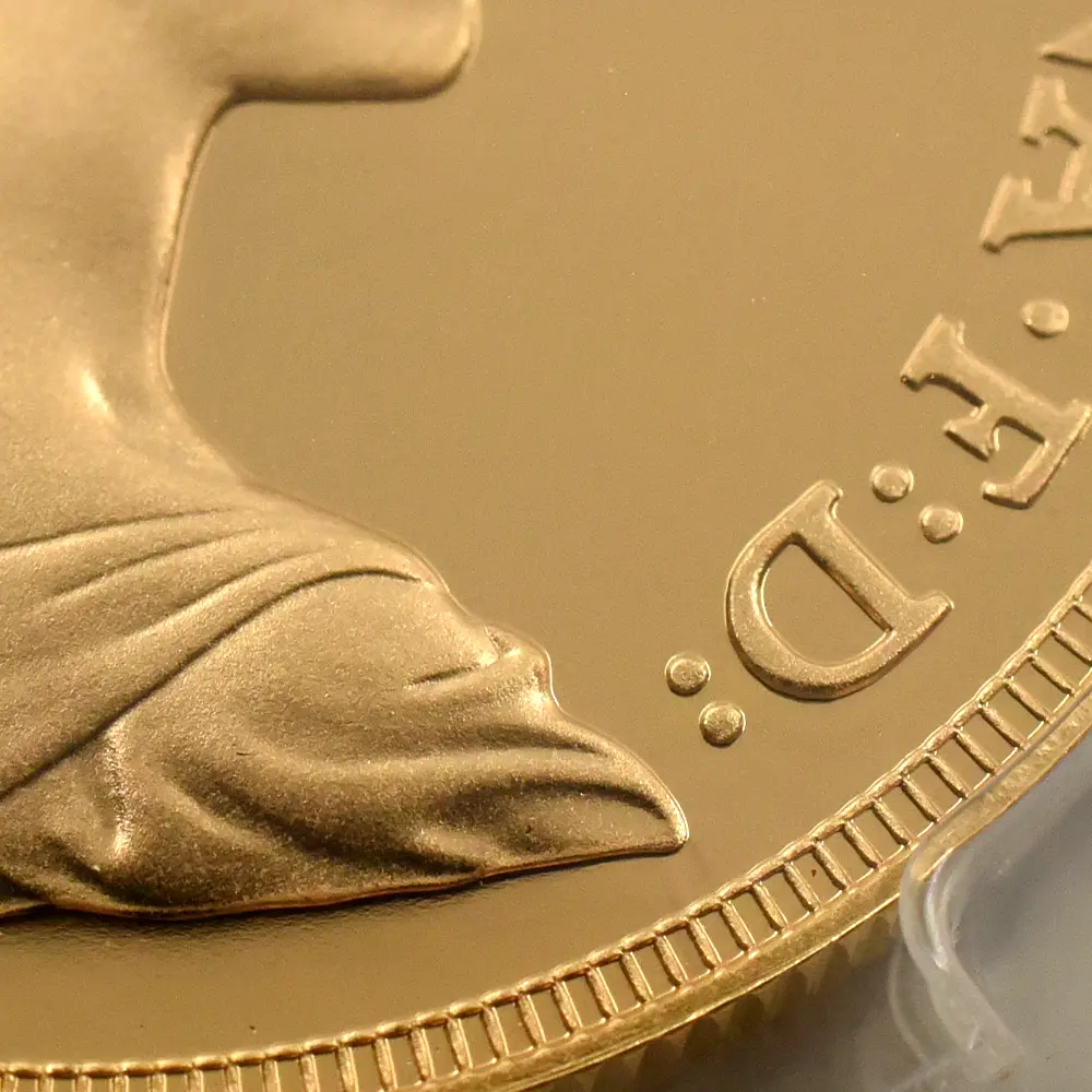 モダンコイン9:6798 イギリス 1981 エリザベス2世 ヤングエリザベス 聖ジョージ竜退治 5ポンド金貨 PCGS PR69DC S-4201