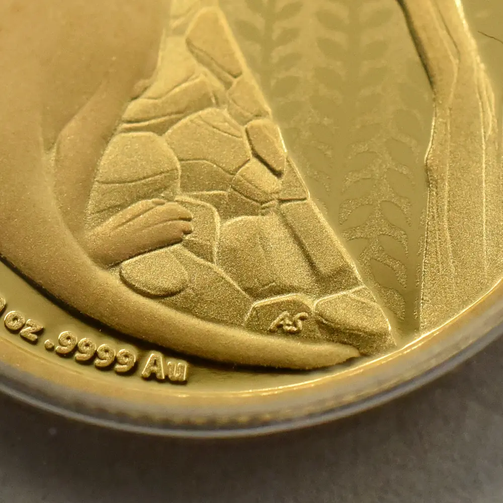 モダンコイン8：6801 オーストラリア 2022 エリザベス2世 カンガルー 10ドル 1/10オンスプルーフ金貨 未鑑定 箱付き